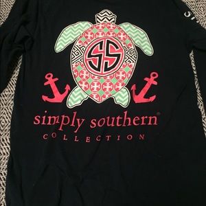 Navy Simply Southern Turtle Tee